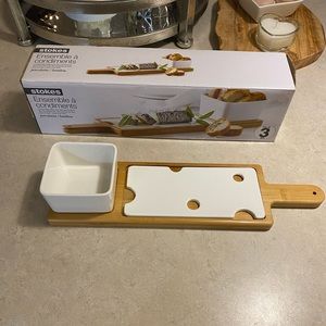 Stokes 3 Piece Serving Platter Kit